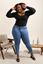 Immagine di CURVY GIRL STRETCHY BLUE JEANS